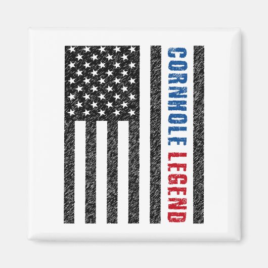 Cornhole Legend USA Magneet (Voorkant)