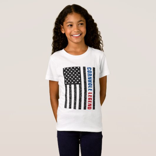 Cornhole Legend USA T-shirt (Voorkant volledig)