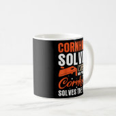 Cornhole lost de meeste van mijn problemen op Corn Koffiemok (Voorkant rechts)