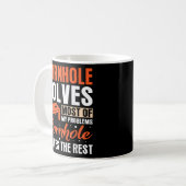 Cornhole lost de meeste van mijn problemen op Corn Koffiemok (Voorkant links)