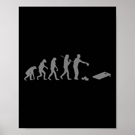 Cornhole-ontwerp voor mannen vrouwen kinderen Corn Poster (Voorkant)