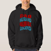 Cornhole Player Dad Husband Father Hoodie (Voorkant)