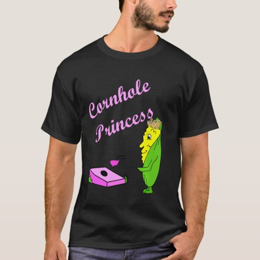 Cornhole Princess Champion T-shirt (Voorkant)