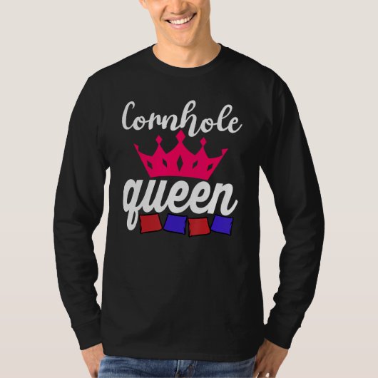 Cornhole Queen Corn Hole T-shirt (Voorkant)