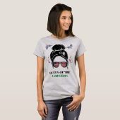 Cornhole Queen T-shirt (Voorkant volledig)