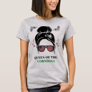 Cornhole Queen T-shirt