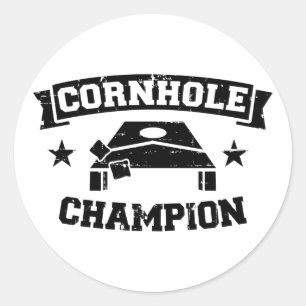 Cornhole Ronde Sticker