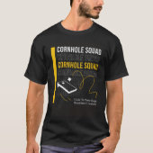 Cornhole speler Sack gooien Tassen Pullove T-shirt (Voorkant)