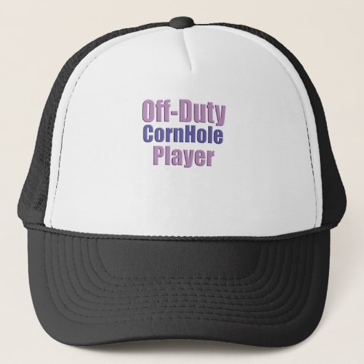 cornhole speler trucker pet (Voorkant)