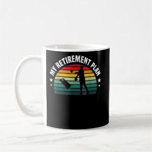 Cornhole sport pensioenplan retro zonsondergang ku koffiemok