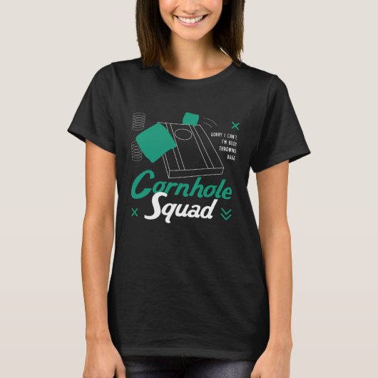 Cornhole Squad Wilderness Ironic Saying T-shirt (Voorkant)