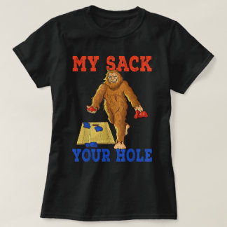 Cornhole Teams Gifts Your Hole is mijn doel T-shirt