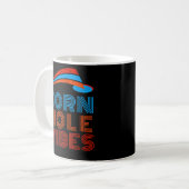 Cornhole Vibes Cornhole Speler Koffiemok (Voorkant links)
