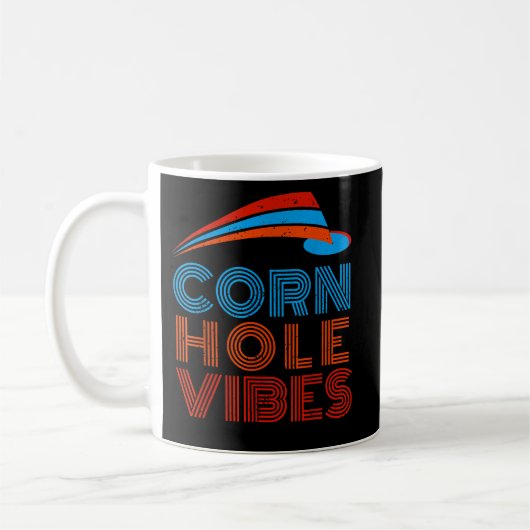 Cornhole Vibes Cornhole Speler Koffiemok (Links)