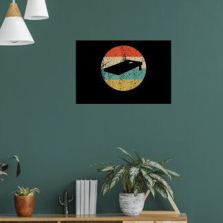 Cornhole Vintage Retro Cornhole Bord Poster