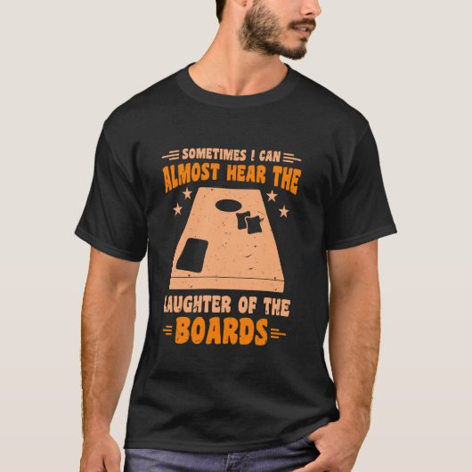 Cornhole Vrouwen Corn Hole Gezegde T-shirt (Voorkant)