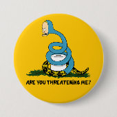 Cornholio: Bedreig je mij Beavis & Butthead? Ronde Button 7,6 Cm (Voorkant)