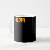Cornhub Cornhole Cornholer Koffiemok (Voorkant links)