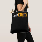 Cornhub Cornhole Cornholer Tote Bag (Dichtbij)