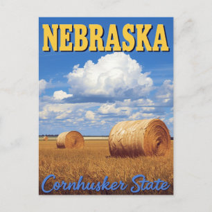 Cornhusker Staat Nebraska Briefkaart