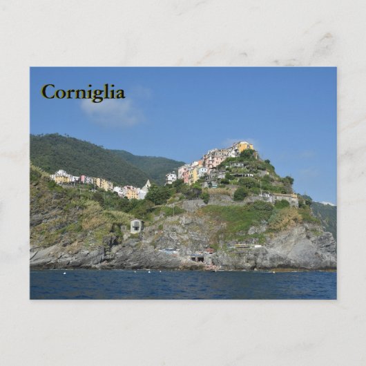 Corniglia-briefkaart Briefkaart (Voorkant)