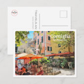 CORNIGLIA - Cinque Terre - Liguria - PIAZETTA - Briefkaart (Voorkant / Achterkant)