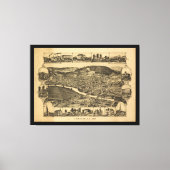 Corning New York (1882) Canvas Afdruk (Voorkant)