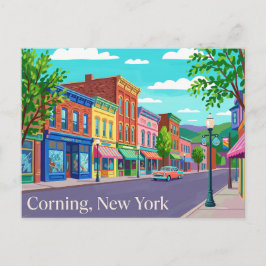 Corning, New York, VS Briefkaart