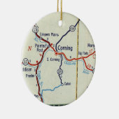 Corning NY Keramisch Ornament (Rechts)