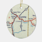 Corning NY Keramisch Ornament (Links)