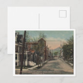 Corning NY Pine Street Uitzicht 1908 Briefkaart (Voorkant / Achterkant)