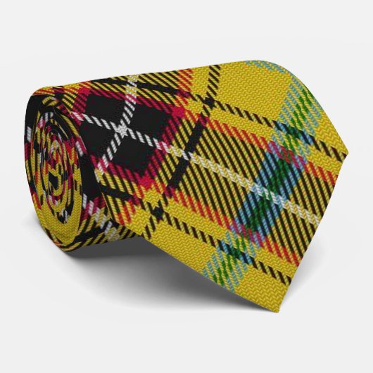 Cornisch Familie Tartan - Christopher Stropdas (Opgerold)