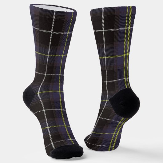 Cornisch Familie Tartan - Coleman Sokken (Gebogen)