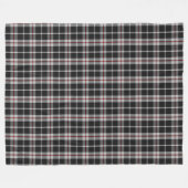 Cornisch Nationaal St Piran Tartan Fleece Deken (Voorkant (Horizontaal))