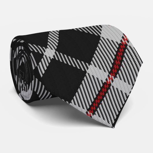 Cornisch Nationaal St Piran Tartan Stropdas (Opgerold)