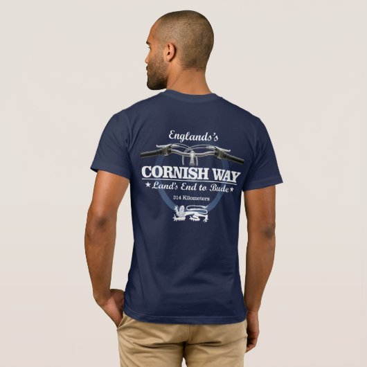 Cornisch Weg (H2) T-shirt (Achterkant volledig)