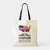 Cornish American Ancestry Roots Canvas tas (Achterkant)