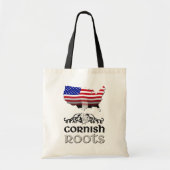 Cornish American Ancestry Roots Canvas tas (Voorkant)