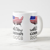 Cornish American Ancestry Roots Grote Koffiekop (Voorkant rechts)