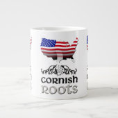 Cornish American Ancestry Roots Grote Koffiekop (Voorkant)