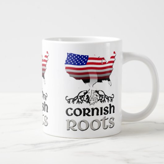 Cornish American Ancestry Roots Grote Koffiekop (Rechts)