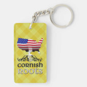 Cornish American Ancestry Roots Keyring Sleutelhanger (achterkant)