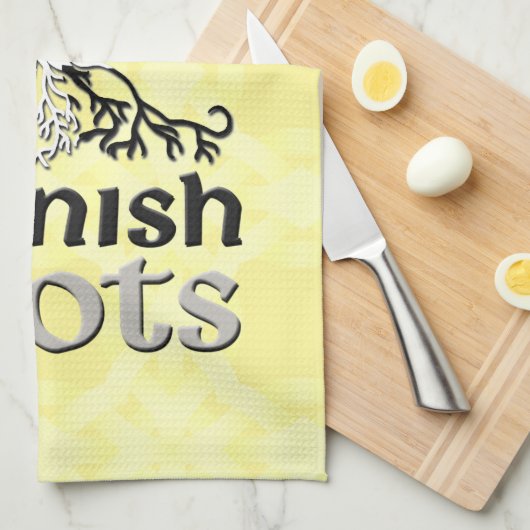 Cornish American Ancestry Roots Theedoek (Quarter Fold)