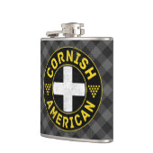 Cornish American Flag Hipflask Heupfles (Links)