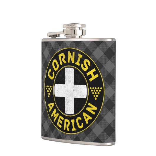 Cornish American Flag Hipflask Heupfles (Links)