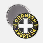 Cornish American Flag Magneet (Voorkant / Achterkant)
