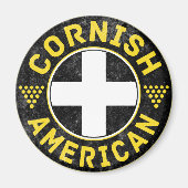Cornish American Flag Magneet (Voorkant)