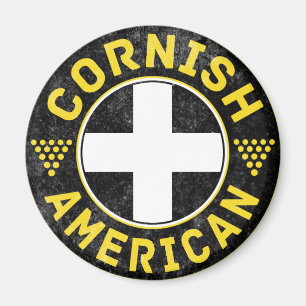 Cornish American Flag Magneet