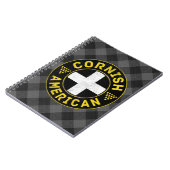 Cornish American Flag Notitieblok Notitieboek (Linkerzijde)
