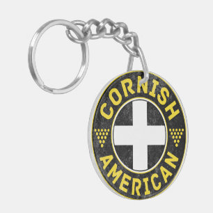 Cornish American Flag Sleutelhanger
